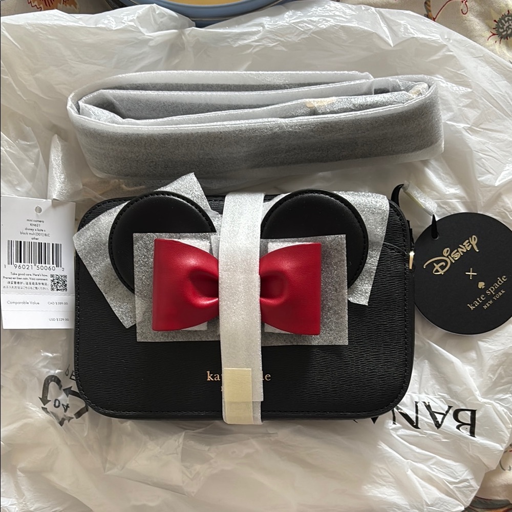 Kate Spade x Disney Black and Red Crossbody Bag
